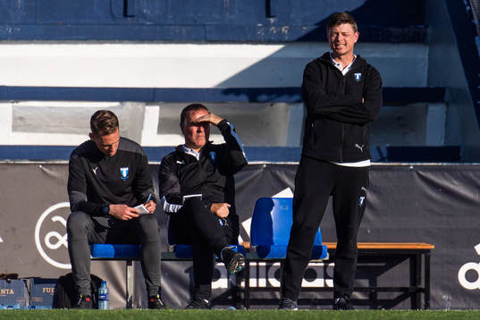 Remy Reijnierse, assistant coach, and Daniel Bäckström,