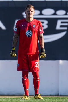 Goalkeeper Johan Dahlin of Malmö FF