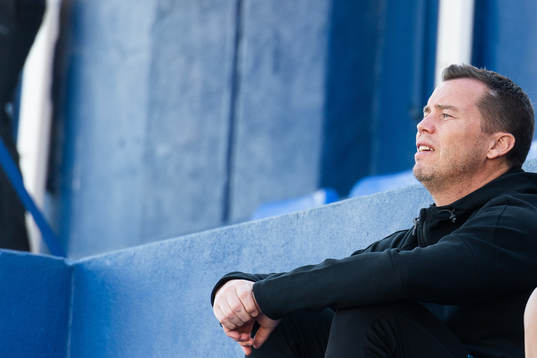Daniel Andersson, head of sports of Malmö FF, in the stands