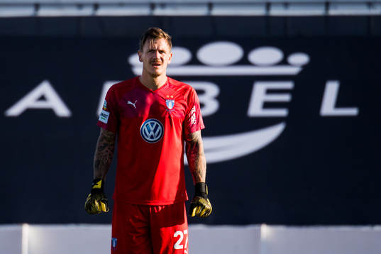 Goalkeeper Johan Dahlin of Malmö FF
