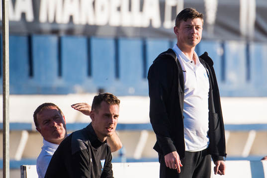 Assistant coaches Daniel Bäckström and Remy Reijnierse