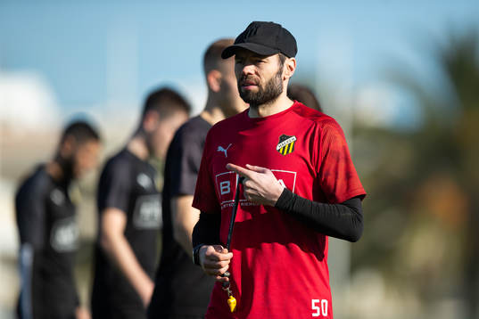 Häckens tränare Andreas Alm