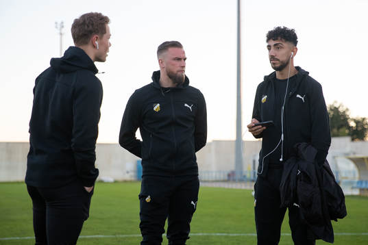 Häckens Adam Andersson, Alexander Faltsetas och Daleho