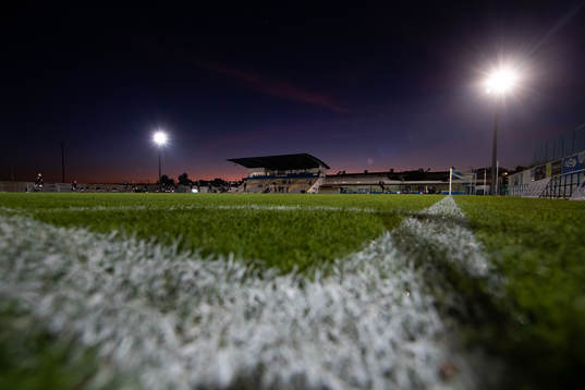 Stadium of Nora innan fotbollsmatchen i Atlantic Cup mellan