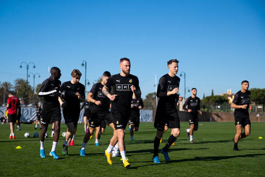 Bläddra bland fler bilder av Fotboll, Häcken, Träningsläger, Dag 3, Träning