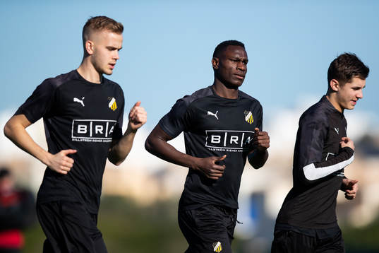 Häckens Jasse Touminen, Godswill Ekpolo och Leo Bengtsson
