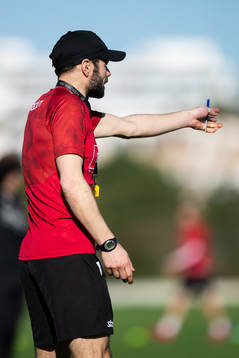 Häckens tränare Andreas Alm