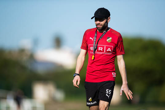 Häckens tränare Andreas Alm