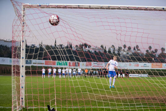 Isak Bergmann Johannesson of Norrköping scores