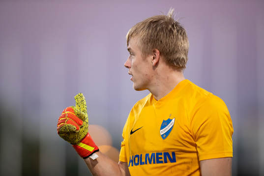 Goalkeeper Isak Pettersson of Norrköping