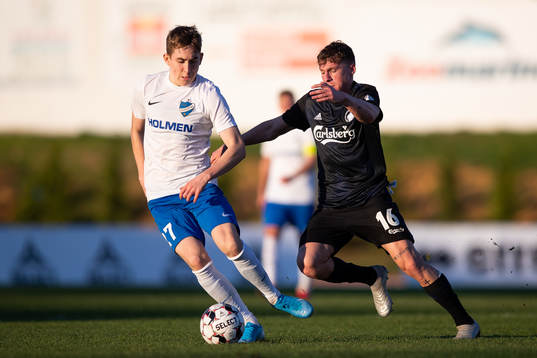 Isak Bergmann Johannesson of Norrköping and Pep Biel of