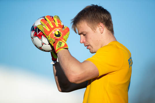 Goalkeeper Isak Pettersson of Norrköping