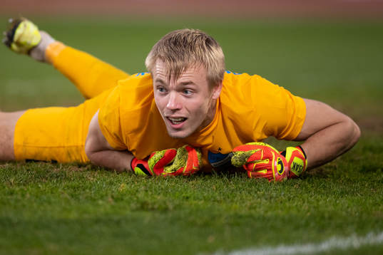 Goalkeeper Isak Pettersson of Norrköping