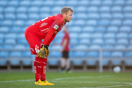 Goalkeeper Peter Abrahamsson of Häcken