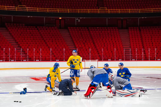 Goalie coach Stefan Ladhe