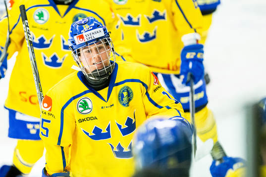 Sveriges Lisa Johansson jublar