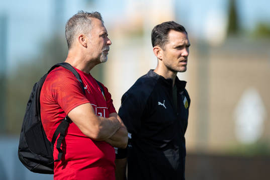 Häckens sportchef Sonny Karlsson och assisterande
