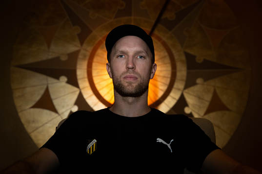Häckens lagkapten Rasmus Lindgren