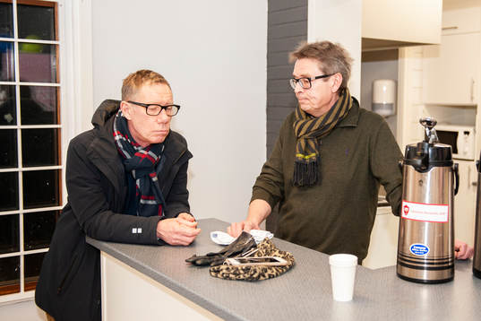 Limhamn Bunkeflos ordförande Robert Lenir och Mats