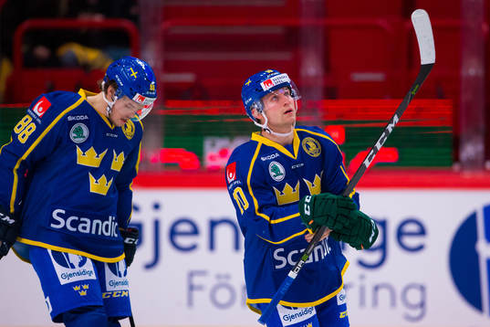 Malte Strömwall and Marcus Nilsson of Sweden looks dejected