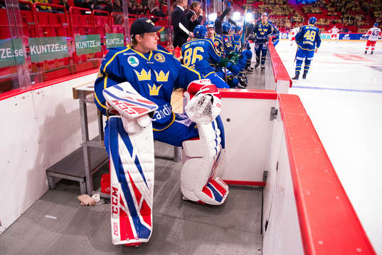 Goaltender Lars Johansson