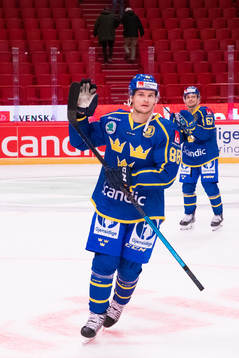 Malte Strömwall of Sweden celebrates