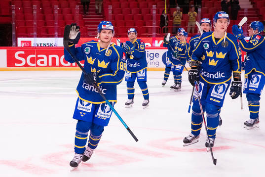 Malte Strömwall of Sweden celebrates