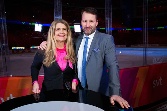 SVT Marie Lehmann and SVT expert Mikael Renberg