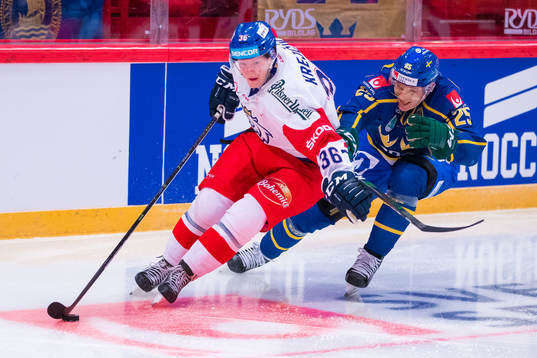 Jakub Krejcik of Czech Republic and Gustav Rydahl of Sweden