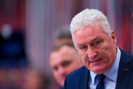 Head coach Milos Riha of Czech Republic