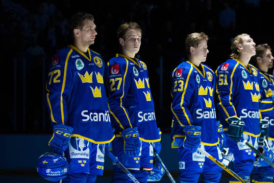Daniel Zaar, Nils Lundkvist and Jesper Sellgren of Sweden