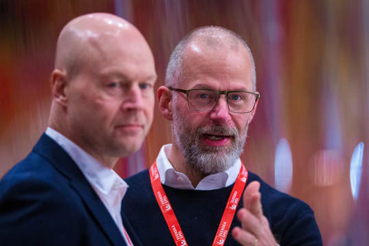 Assistant coach Markus Åkerblom of Sweden
