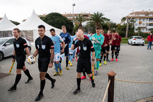 Players of of Malmö FF and of Sparta Prauge