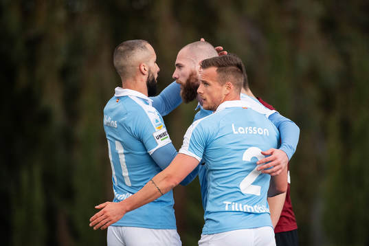 Guillermo Molins, Jo Inge Berget and Eric Larsson of Malmö