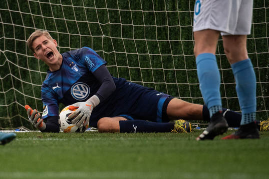 Goalkeeper Mathias Nilsson of Malmö FF