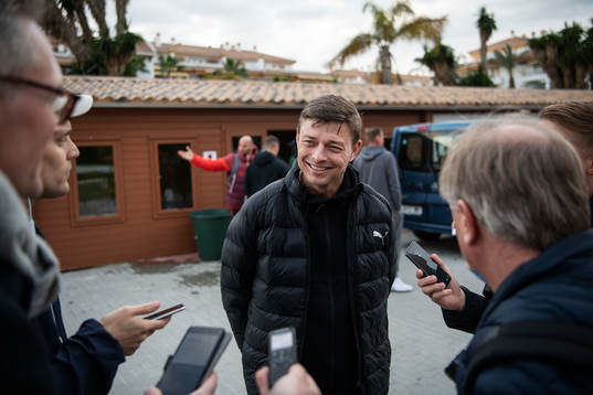 Jon Dahl Tomasson, head coach of Malmö FF is being