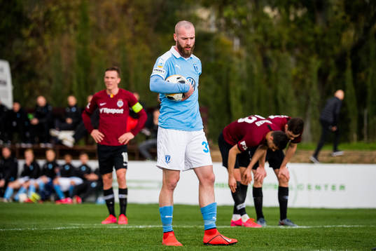 Jo Inge Berget Malmö FFs prepares to shoot a penalty