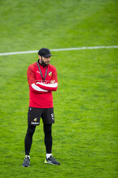 Häckens head coach Andreas Alm