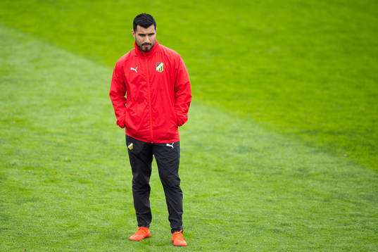 Häckens matchanalytiker Mario Chavez