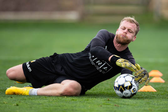 Häckens målvakt Peter Abrahamsson