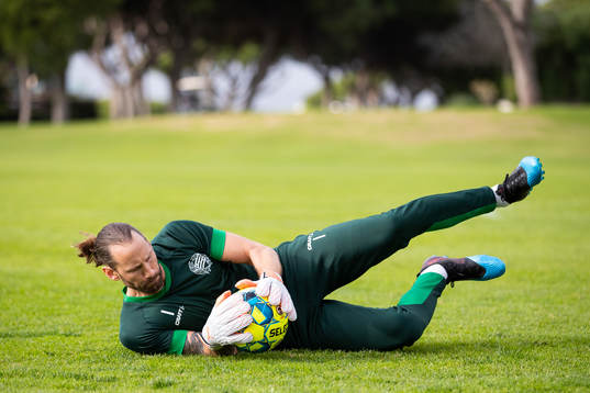 Hammarbys målvakt Johan Wiland