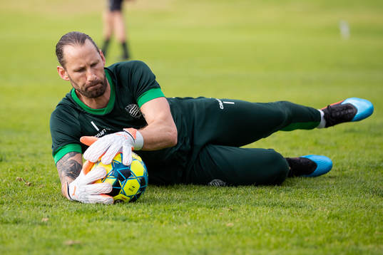 Hammarbys målvakt Johan Wiland