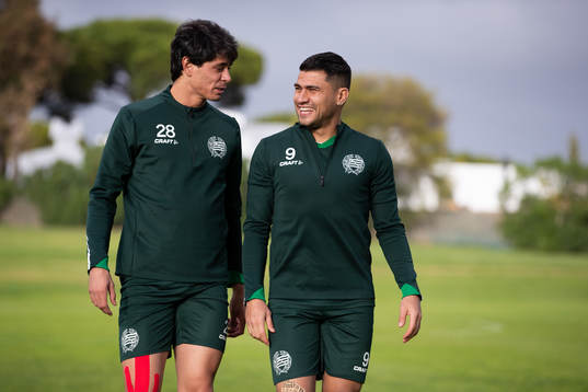 Hammarbys Jean Carlos De Brito och Paulinho