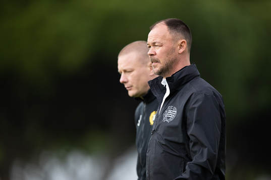 Hammarbys tränare Stefan Billborn och assisterande
