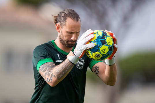 Hammarbys målvakt Johan Wiland