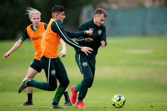 Hammarbys Aimar Sher och Alexander Kacaniklic
