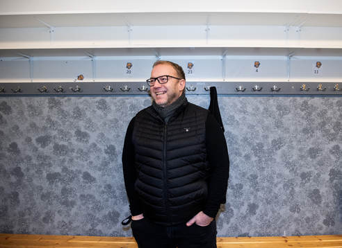 Nya tränaren Per-Arne Lundqvist vid Kungsbacka DFFs
