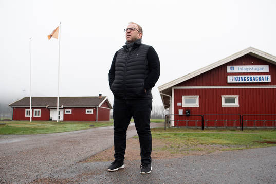 Nya tränaren Per-Arne Lundqvist vid Kungsbacka DFFs