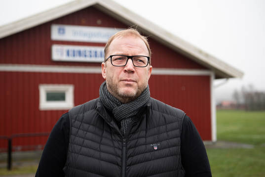 Nya tränaren Per-Arne Lundqvist vid Kungsbacka DFFs