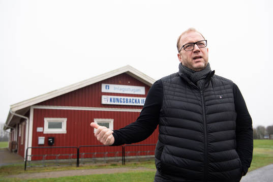 Nya tränaren Per-Arne Lundqvist vid Kungsbacka DFFs